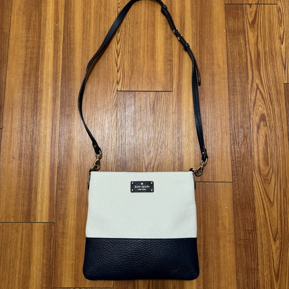 Kate Spade Black & White/Cream Crossbody Bag